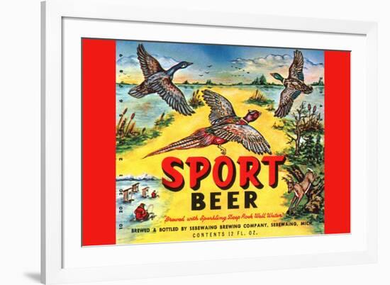 Sport Beer-null-Framed Premium Giclee Print