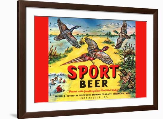 Sport Beer-null-Framed Premium Giclee Print