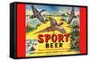 Sport Beer-null-Framed Stretched Canvas
