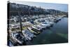 Sport Boat Harbour in Saint Peter Port, Guernsey, Channel Islands, United Kingdom-Michael Runkel-Stretched Canvas