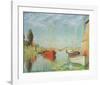 Sport Boats-Claude Monet-Framed Art Print