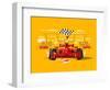 Sport Car in Race-Kit8 net-Framed Premium Giclee Print