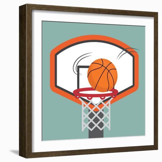 Sport Design. Illuistration-Diana Johanna Velasquez-Framed Art Print