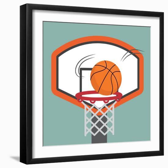 Sport Design. Illuistration-Diana Johanna Velasquez-Framed Art Print