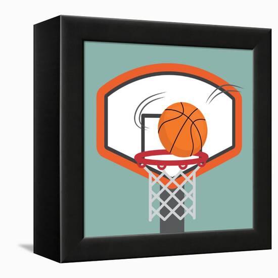 Sport Design. Illuistration-Diana Johanna Velasquez-Framed Stretched Canvas