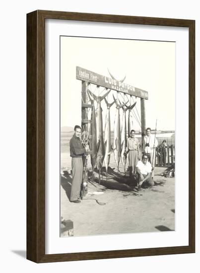 Sport Fishing in Mazatlan-null-Framed Art Print