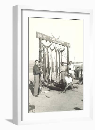 Sport Fishing in Mazatlan-null-Framed Art Print