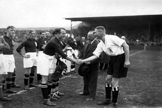 'Sport, Football Team of Footballers during a Football Match