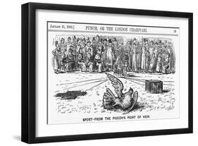 Sport from the Pigeon's Point of View, 1882-Priestman Atkinson-Framed Premium Giclee Print