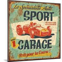Sport Garage-Bruno Pozzo-Mounted Art Print