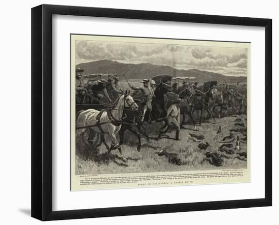 Sport in California, a Rabbit Drive-John Charlton-Framed Giclee Print