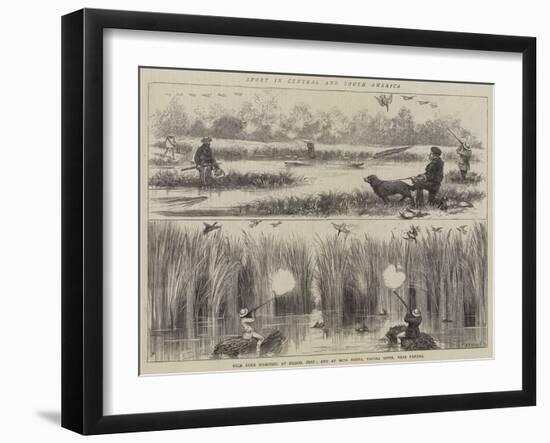 Sport in Central and South America-Joseph Nash-Framed Giclee Print