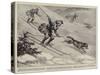 Sport in Lapland, a Wolf-Hunt on Ski-William T. Maud-Stretched Canvas
