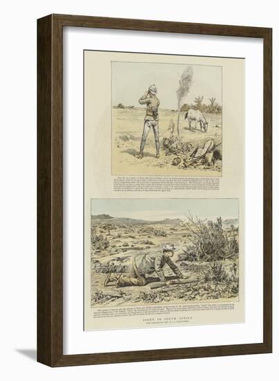 Sport in South Africa-Charles Edwin Fripp-Framed Giclee Print