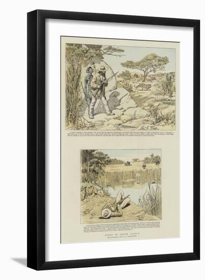 Sport in South Africa-Charles Edwin Fripp-Framed Giclee Print