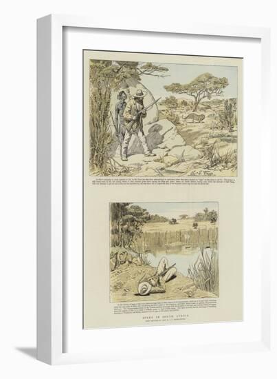 Sport in South Africa-Charles Edwin Fripp-Framed Giclee Print