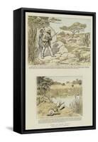 Sport in South Africa-Charles Edwin Fripp-Framed Stretched Canvas