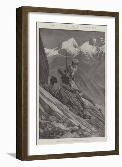 Sport in the Asiatic Highlands-Richard Caton Woodville II-Framed Giclee Print