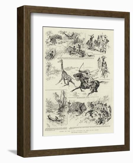 Sport on the Upper Reaches of the River Niger-null-Framed Giclee Print
