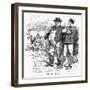 Sport, Rugby, Cartoon-null-Framed Art Print