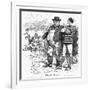 Sport, Rugby, Cartoon-null-Framed Art Print