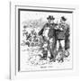 Sport, Rugby, Cartoon-null-Framed Art Print