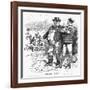 Sport, Rugby, Cartoon-null-Framed Art Print