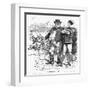 Sport, Rugby, Cartoon-null-Framed Art Print