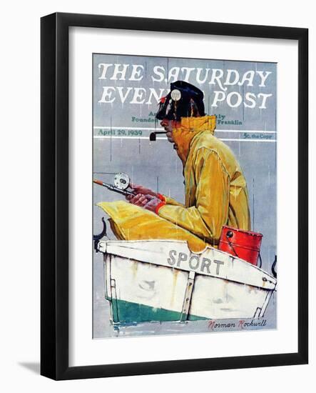 "Sport" Saturday Evening Post Cover, April 29,1939-Norman Rockwell-Framed Premium Giclee Print