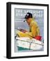 "Sport" Saturday Evening Post Cover, April 29,1939-Norman Rockwell-Framed Premium Giclee Print