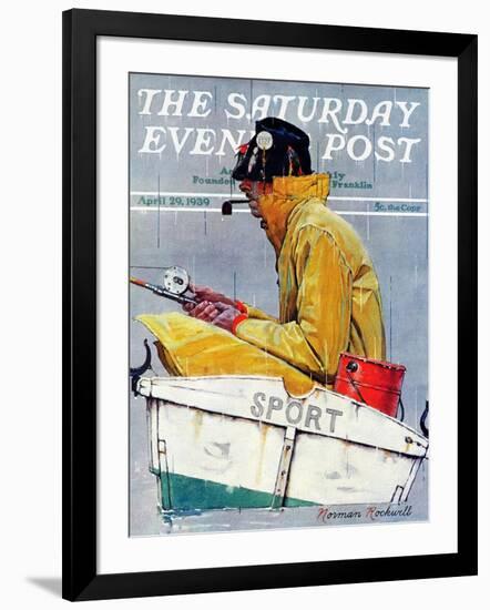 "Sport" Saturday Evening Post Cover, April 29,1939-Norman Rockwell-Framed Giclee Print