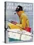 "Sport" Saturday Evening Post Cover, April 29,1939-Norman Rockwell-Stretched Canvas