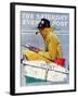 "Sport" Saturday Evening Post Cover, April 29,1939-Norman Rockwell-Framed Giclee Print