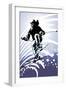 Sport Set: Downhill Skiing-UltraPop-Framed Art Print