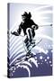 Sport Set: Downhill Skiing-UltraPop-Stretched Canvas