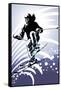 Sport Set: Downhill Skiing-UltraPop-Framed Stretched Canvas