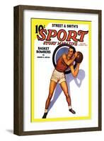 Sport Story Magazine: Basket Bombers-null-Framed Art Print