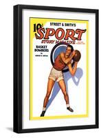 Sport Story Magazine: Basket Bombers-null-Framed Art Print