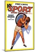 Sport Story Magazine: Basket Bombers-null-Mounted Art Print