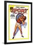 Sport Story Magazine: Basket Bombers-null-Framed Art Print