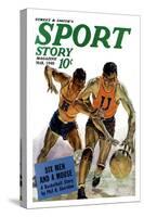 Sport Story Magazine: Six Men and a Mouse-null-Stretched Canvas