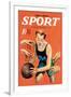 Sport Story Magazine: Stiff Competition-null-Framed Art Print