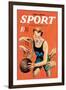 Sport Story Magazine: Stiff Competition-null-Framed Art Print