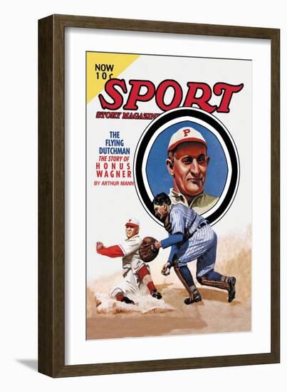 Sport Story Magazine: The Flying Dutchman-null-Framed Art Print