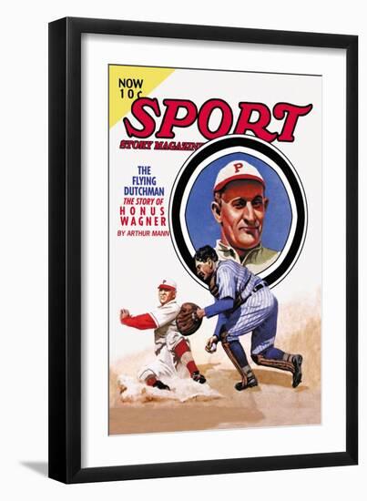 Sport Story Magazine: The Flying Dutchman-null-Framed Art Print