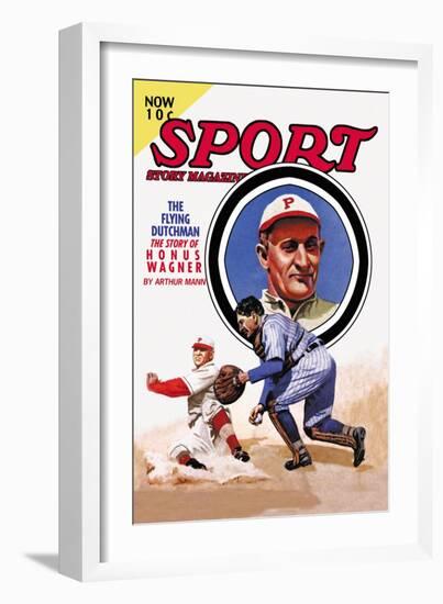 Sport Story Magazine: The Flying Dutchman-null-Framed Art Print