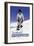 Sporthotel Saanenmoser: Little Girl Skiing-Armin Reiber-Framed Art Print