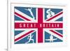 Sporting Britain I-The Vintage Collection-Framed Giclee Print