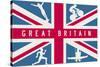 Sporting Britain I-The Vintage Collection-Stretched Canvas