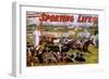 "Sporting Life" poster, 1898-American School-Framed Giclee Print